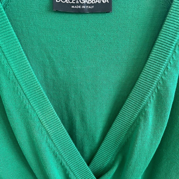 Dolce & Gabbana Emerald Green Blouse - Picture 2 of 4